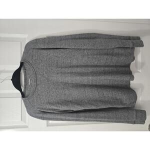 Old Navy Men's Thermal Waffle-Knit Long-Sleeve T-Shirt (Gray Heather)